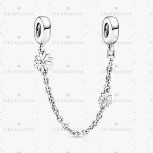 Pandora Daisy Flower Safety Chain Charm